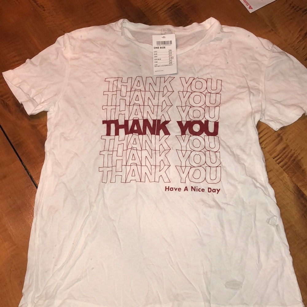 Brandy Melville Distressed Tee